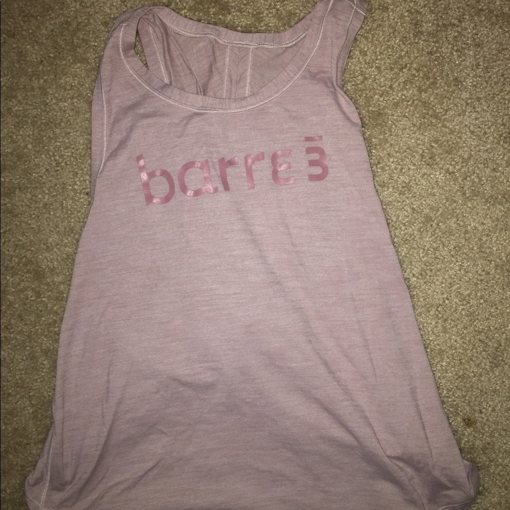 barre3 x lululemon tank top